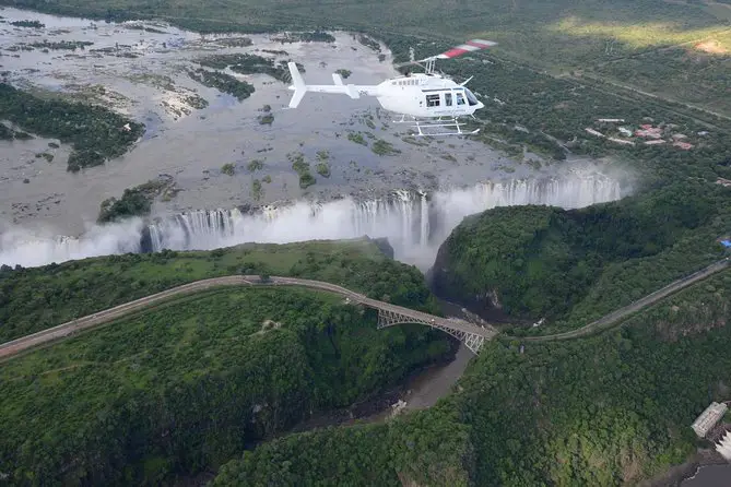 Helicopter Flight Over Victoria Falls