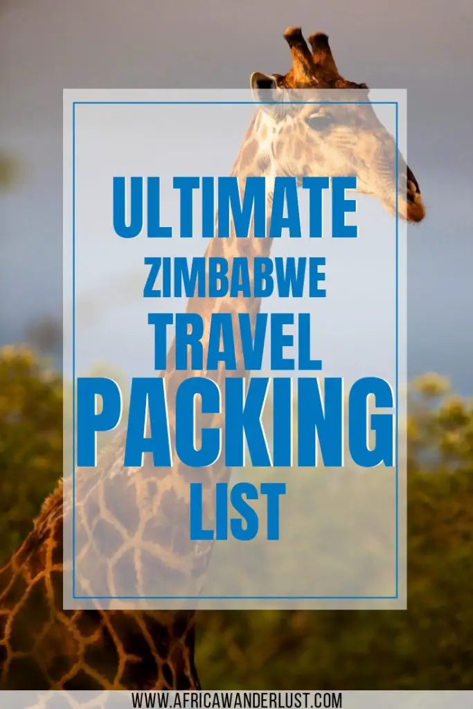 Do you need help about what to pack for your next Zimbabwe travel trip? I've rounded up everything you need for your vacation. There's also a free printable packing list to help with your preparation.