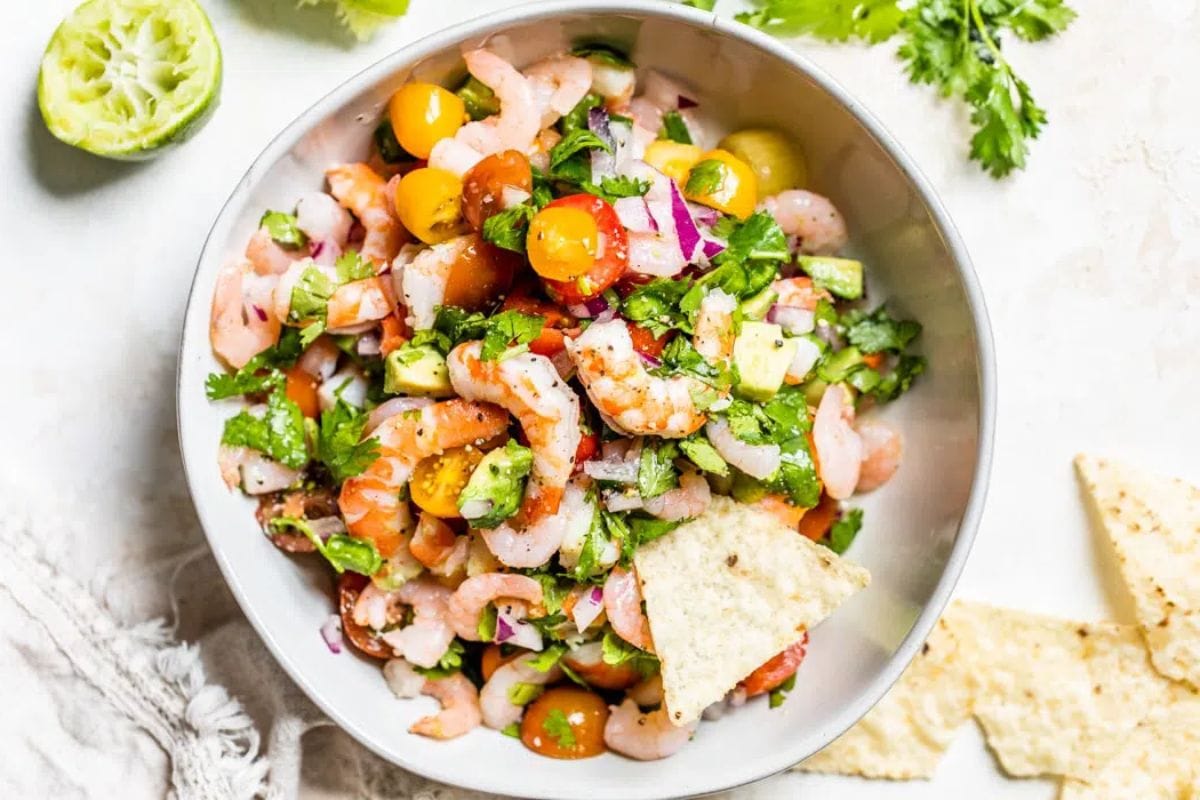 Easy Shrimp Ceviche.