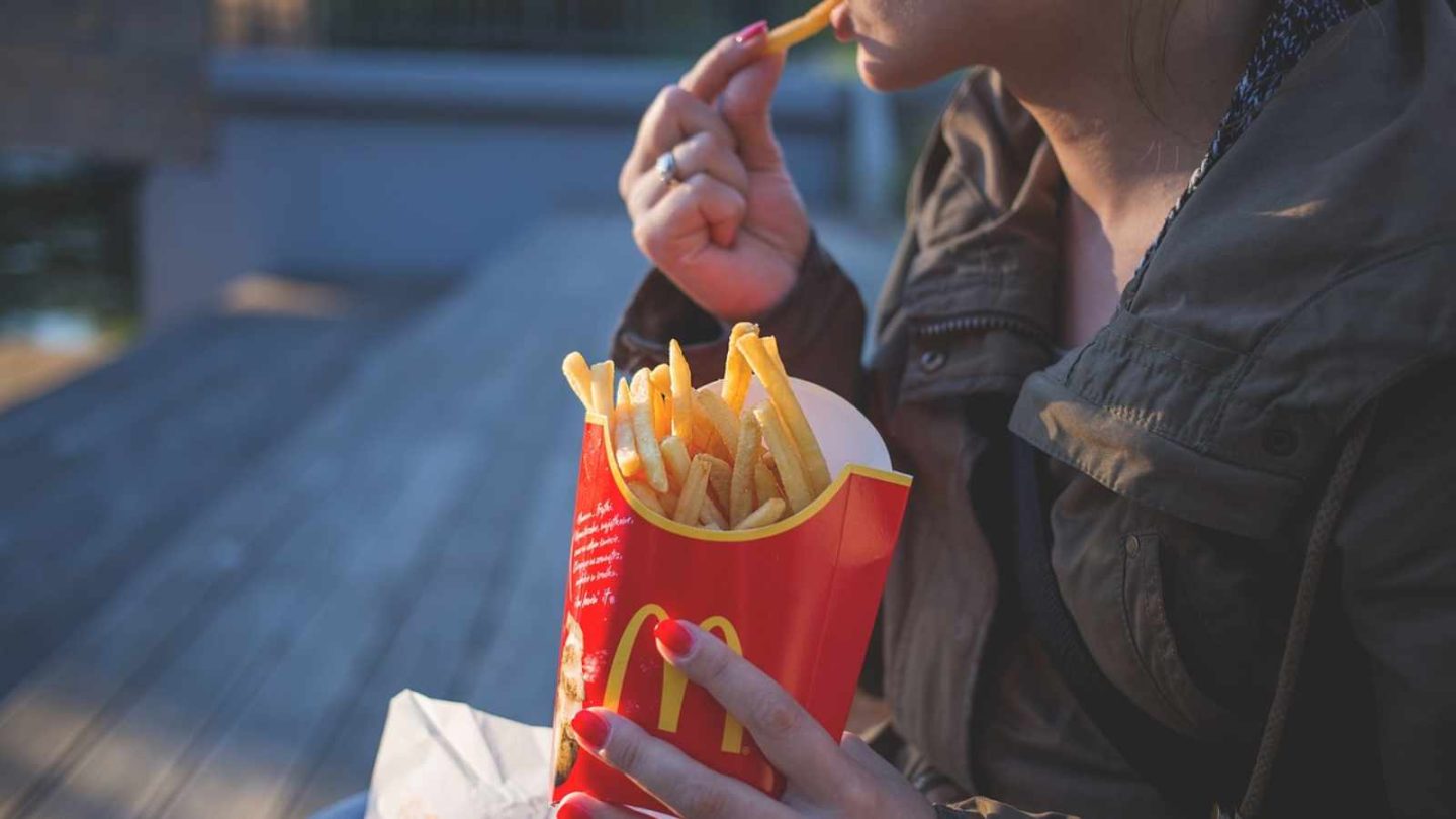 "You must love fast food!"