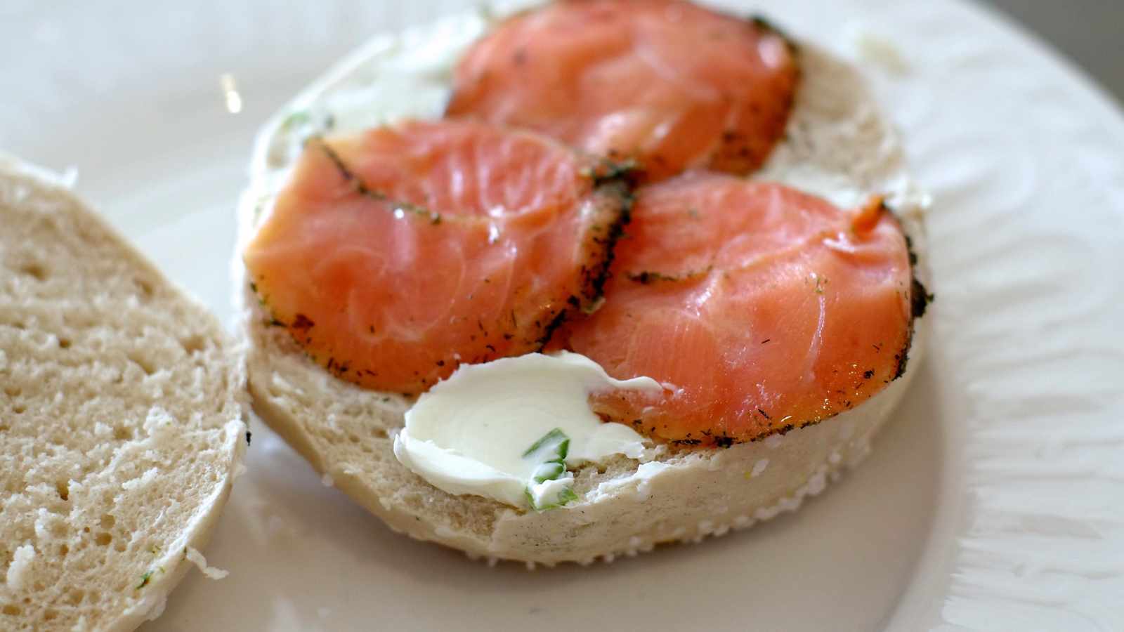 Bagels with Lox and Cream Cheese