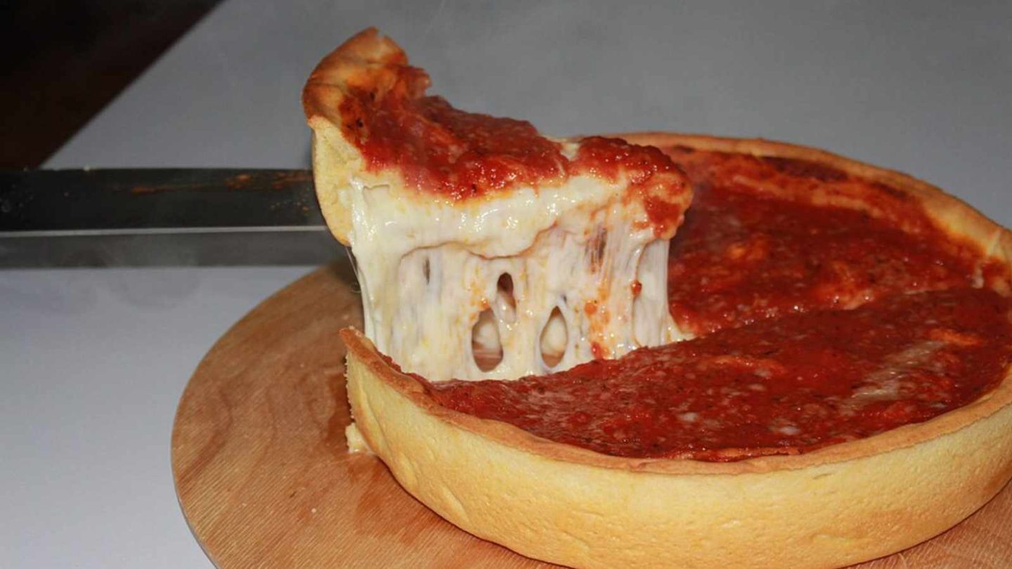 Style Deep Dish Pizza