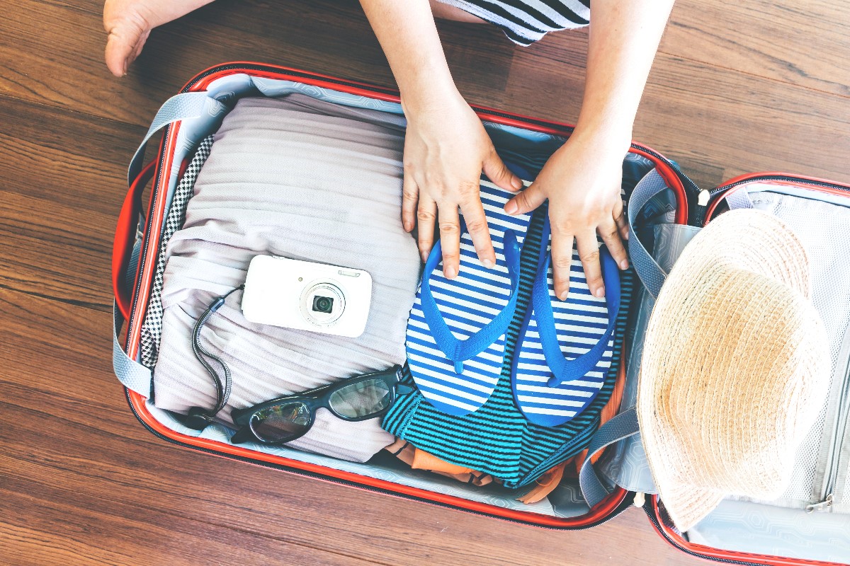 how to pack a suitcase for a plane