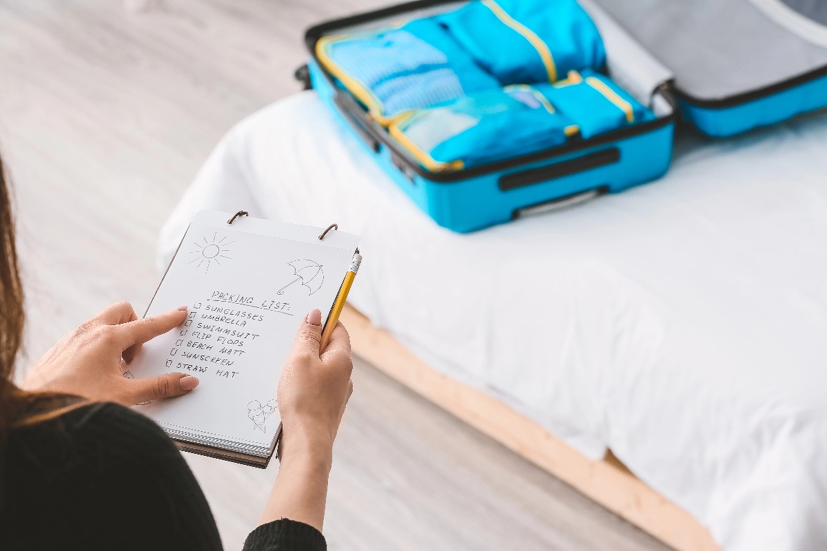 how to pack a suitcase for a plane